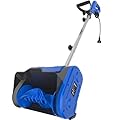SOYUS Electric Snow Shovel, 11-Inch 10 Amp Snow Shovel, Snow Blower with Adjustable Front Handle, 300lbs/Minute