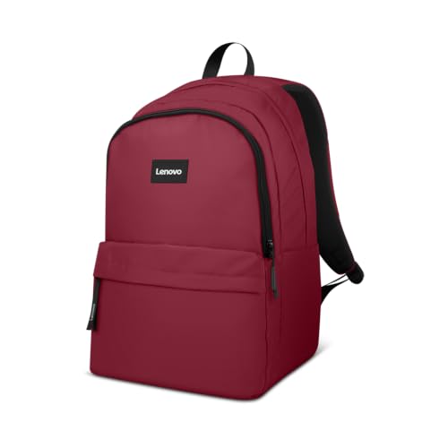 Lenovo 16-inch Commuter Backpack B10, Lightweight 30L Laptop Backpack, Water-Resistant Travel Bag with 6 Storage Compartments, Anti-Theft Pocket & Luggage Strap, Fits Up to 16" Laptop, Burgundy - image 1