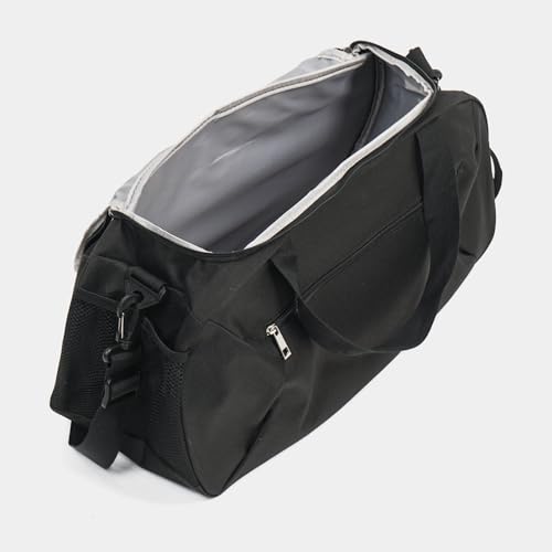 Fashion Duffel Duffle Bag Trending Designer Waterproof Portable Polyester Luggage Gym Sport Travel Bag - BLACK4