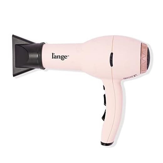 L'ANGE HAIR Soleil Professional Hair Dryer | 1875 Watt Fast Drying Hair Dryer | Blow Dryer with 3 Heat Settings | Best Lightweight Hair Dryer with Diffuser for Smooth Blowouts | Pink Hairdryer