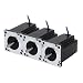 3PCS 3.1Nm Nema 24 Stepper Motor 3.5A 4-wires 8mm Dual Shaft DIY CNC Mill Router