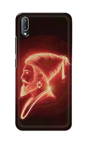 Image of PRINTFIDAA Printed Hard Back Cover Case for Vivo V11 Pro Back Cover (Chatrapati Shivaji Maharaj) -112