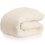 掛布団 アイボリー 日本製 吸湿発熱 あったか 軽量 ボリューム 2タイプから選べる サンバーナー使用 4039