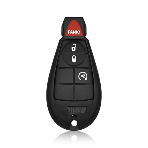 Car Key Fob Remote Keyless Entry Control GQ4-53T 433MHz 4 Button Replacement for 2014 2015 2016 2017 2018 2019 2020 Jeep Cherokee