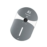 Dispositivo traduttore vocale Ki, oltre 140 lingue online/offline, video e foto, compatto per riunioni di viaggio, durata della batteria di 10 giorni, nero (grigio)