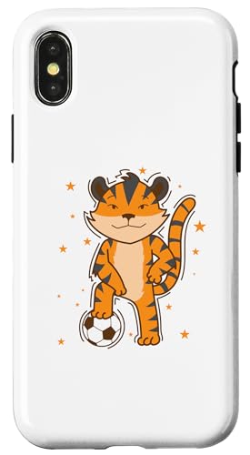 �^�C�K�[ �V�� �T�b�J�[ �傫�ȔL �X�}�z�P�[�X iPhone X/XS �p