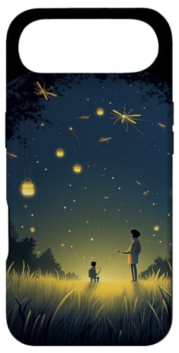 Meadow with Fireflies in summery Nights j̎qƏ̎q X}zP[X iPhone Air p