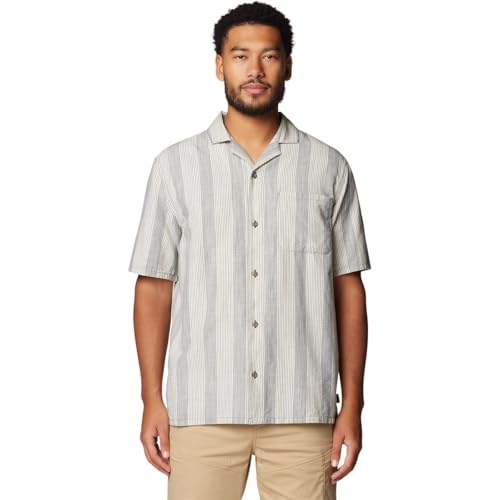 Mountain Hardwear Mens Cottonwood™ Camp Lite Short Sleeve Shirt Moon