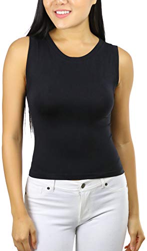 ToBeInStyle Women's Timeless Scoop Neck Tank Top