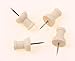 Tupalizy Wooden Push Pins Wood Thumb Map Tacks for Cork Boards and Home Office Craft Projects, Natural Color, 100 Pieces