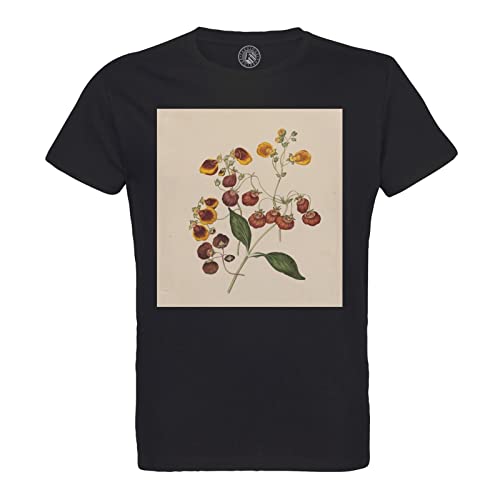 T-shirt homme col rond coton bio pour éviter la chaleur avec style botanique