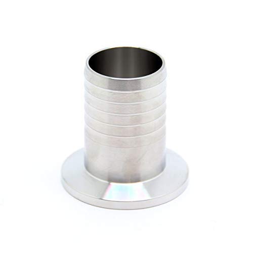 Image of QiiMii KF25 Flange to 25 mm Rubber Hose Barb Adapter Fitting for Vacuum