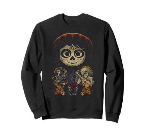 Sweatshirt Coco Disney Pixar avec poster du film imprimé pour adulte