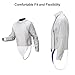 WANGCEPLSD Washable Unisex Fencing Uniform, Unisex Metal Fencing Jacket, for Right Hand Fencers, Easy On and Off, for Foil Epee(46)