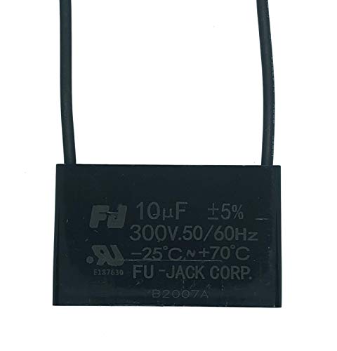 FAN CAPACITOR CBB61 10uf 250V 2 WIRE