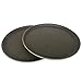 Jiakalamo 2 bandejas redondas para servir comida antideslizante para desayuno, té, mesa de café (tamaño: 28 cm)