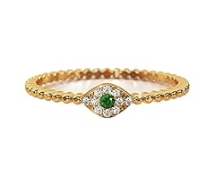 Yellow Gold and Emerald Stone