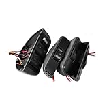 12V Car Universal Crescent Power Window Switch Kit 4-Door Power Window Switch Car Electric Window Lift Switch