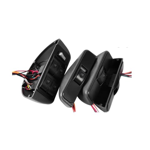 12V Car Universal Crescent Power Window Switch Kit 4-Door Power Window Switch Car Electric Window Lift Switch