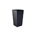 Produktbild 7,2 L Pflanzkübel Blumentopf inkl. Einsatz Kunststoff anthrazit h-325 mm URBI SQUARE
