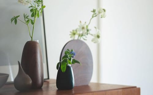 Mango vase - small ash/SASAKI[旭川クラフト(木製品/一輪挿し)]マンゴーベース / ササキ工芸_03252