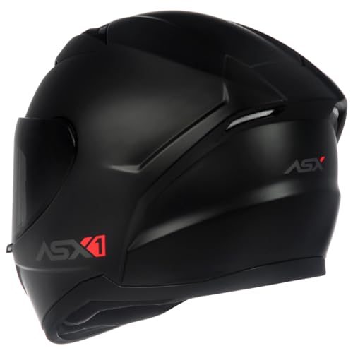 Capacete Moto ASX City Solid Preto Fosco (54)