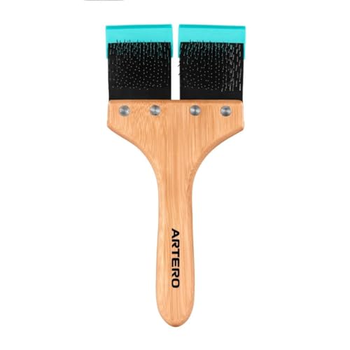 Carde articulée ARTERO NALA brosse anti-poils morts pour chien et chat