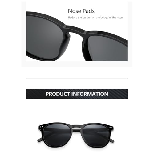 Polarized Sunglasses for Women Men Vintage Frame UV Protection Shades Driving Sun Glasses3