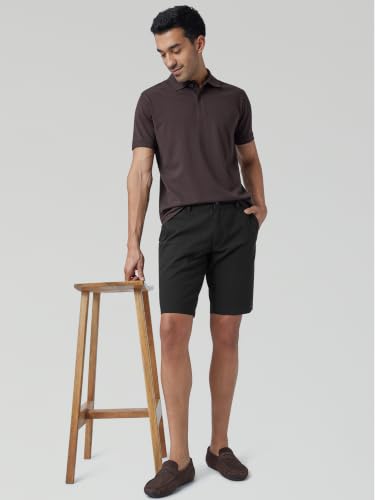 Image of XYXX Men's Element Chino Shorts | Solid Straight Fit | 100% Cotton with Dual Pockets & Plus Sizes