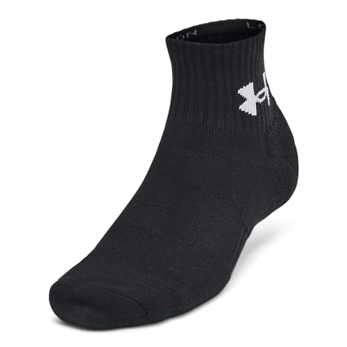 Image of Under Armour Training Cotton Quarter Socks 3-Pack