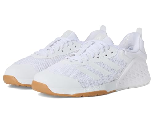 adidas Unisex Dropset 3 Training Sneaker, White/Crystal White/Crystal White, 17 US Men2