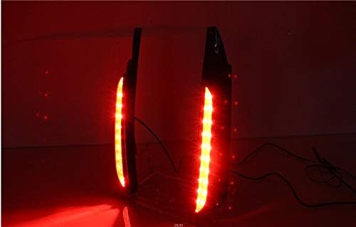 Miniatura 6 de Luz trasera del pilar del tronco del LED Freno de la columna de la lámpara LED FrenoLuz de conducción Reemplazo para Toyota Fortuner 2015-2017