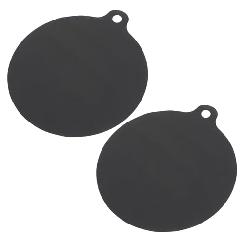 NOLITOY 2 Piezas Alfombrillas Protectoras Redondas de Silicona para Placa de Inducción Resistentes al Calor y Antideslizantes Tapetes Reutilizables para Cocina de Unidades