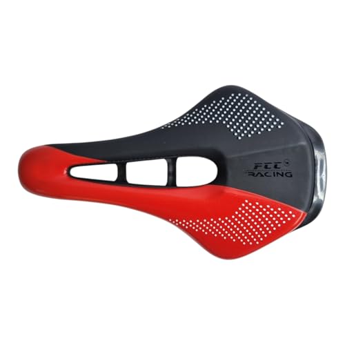 Image of FCC Racing Bicycle Saddle FRS 02 Comfortable, Lightweight, PU Leather Bike Seat for MTB & Road Bikes