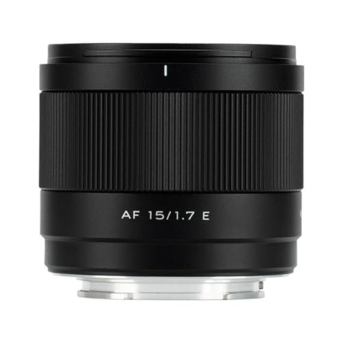 VILTROX 15mm F1.7 E, AF 15mm f1.7 E Mount Objektiv für Sony, APS-C Autofokus Prime Objektiv mit großer Blende für Sony A7CII A7CR ZV-E1 A7RV a7RIV a7RIII A6700 ZV-E10 a6600 a6500