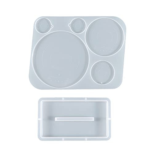 Silicone Epoxy Resin Casting Mold Coaster Mold Round Shape Jewelry Making Mould
