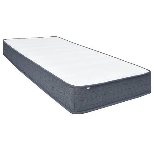 Homgoday Colchón de muelles embolsados 200 x 90 x 20 cm, colchón para sofá cama, colchón para cama con marco