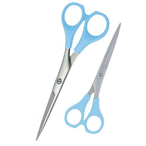 YNR England Hairdressing Barber Hair Scissor Professional Hairdressers Barbers Stainless Steel Colourful Hair Cutting Shears For Salon Barbers Home Men Women Children and Adults (5.5