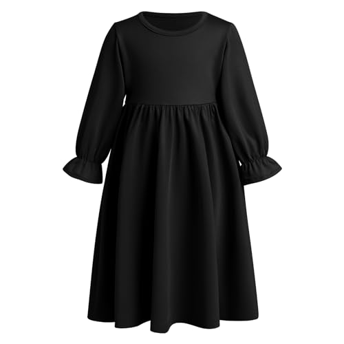 AWIBMK Baby Girls Two-Piece Abaya Dubai Turkey Prayer Maxi Dress + Full Cover Hijab Muslim Long Sleeve Robe Islamic Clothing3