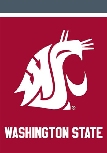 Briarwood Lane Garden Flag 12x18 For Outdoor Washington State Cougars NCAA Licensed Garden Flag Flags For Outside