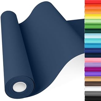 Navy Blue Wrapping Paper, 15"x900" Solid Color Art Craft Poster Bulletin Board Paper, Father's Day Eid Boys Birthday Bouquet Flower Gift Wrap for Men Dad Him, Florist Supplies for Packing Shipping