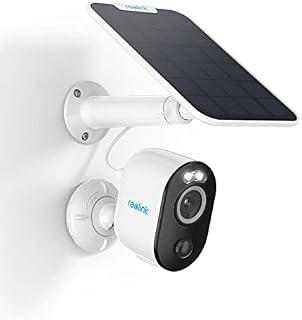 Reolink 4MP Security Camera Outdoor Wireless, Argus 3 Pro+Solar Panel, 2.4/5GHz WiFi Camera, Battery Operated Security Camera with Person/Vehicle Detection, 2K Color Night Vision, Two-Way Audio, IP65