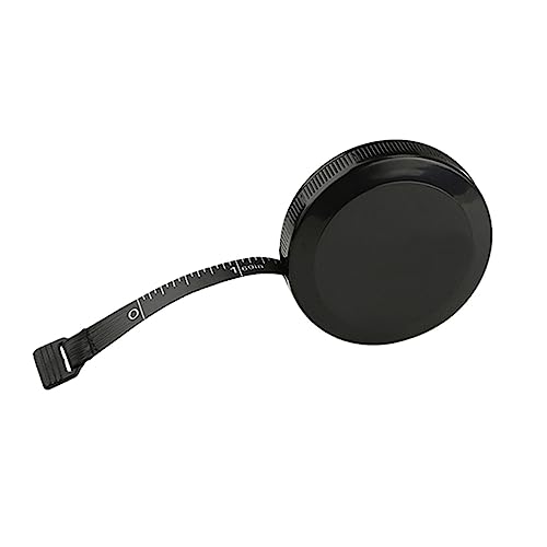 Beatifufu 1.5m Circular Plastic Measure Ruler Retractable Tape Measure Simple Operation Compact and Portable