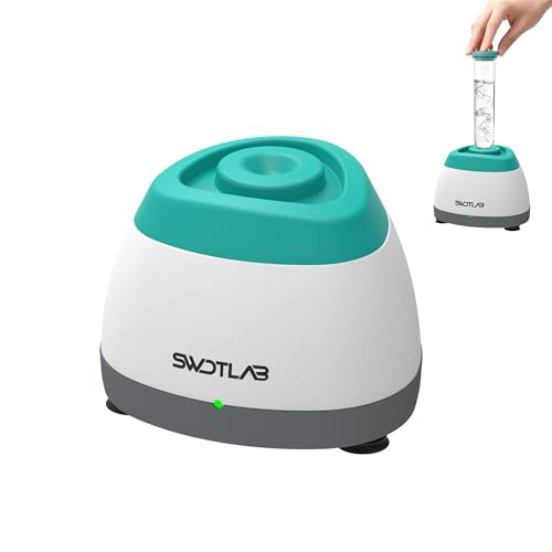 Image of Mini Vortex Mixer with Touch Function for Lab Nail Polish (Green) | 3s Fast Mix DC Brushless Motor, Touch Auto-Stop, Anti-Slip Quiet, Compact Portable, for Nail Lash Glue Lab Paint Tattoo Ink