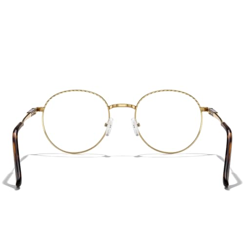 Image of Round Reading Glasses for Women Fashionable Design Reader Computer Glasses And Spring Hinges