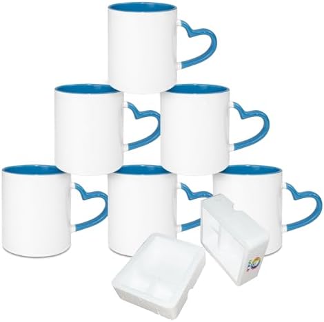 MR.R Caneca de cerâmica para lava-louças em branco de sublimação,...