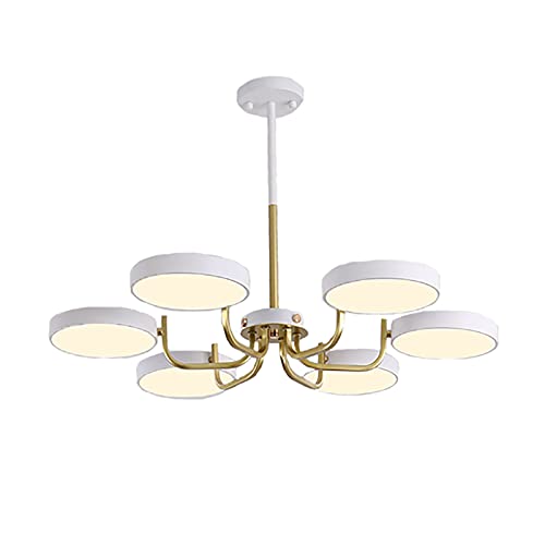 Chandelier LED nordique moderne pour salle à manger et chambre à coucher minimaliste