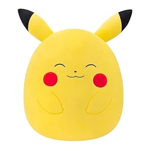 Squishmallows Original 20in Happy Pikachu Pokémon Plush – Ultrasoft Official Jazwares Plush (Jumbo)