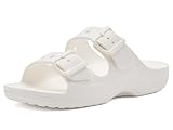 Crocs Womens Classic Saturday Sandals White 7 Medium