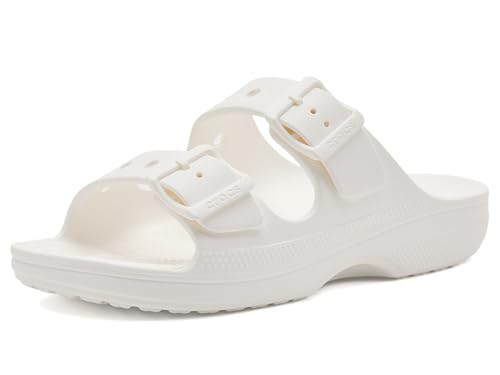 Crocs Womens Classic Saturday Sandals White 7 Medium